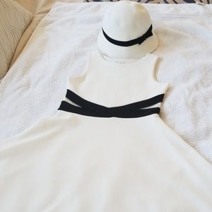NWT Gymboree Hat_Cream/Black Dress like new